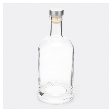 Glas-Trinkflasche PEARLY,transparent
