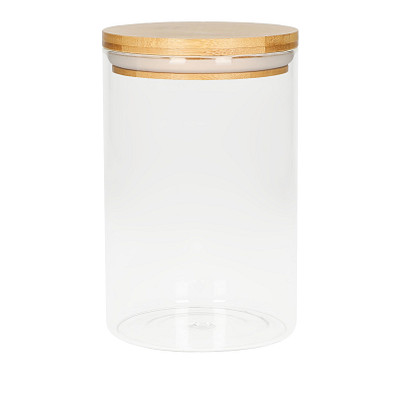 Glasbehälter Bamboo, 1,6 l, transparent