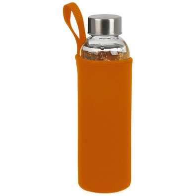Trinkflasche Klagenfurt mit Sleeve, 500 ml, orange