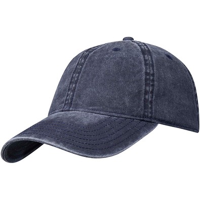 Grafton Kappe mit 6 Segmenten washed, navy