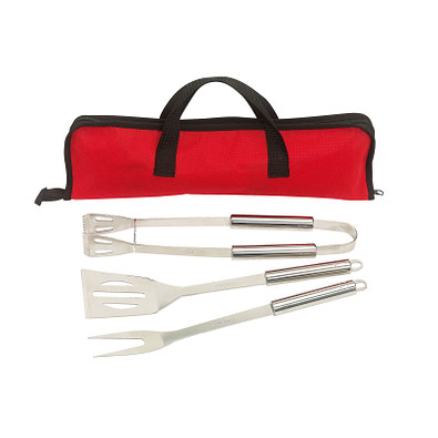 Grillbesteck SMOKY,rot, schwarz