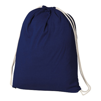 Gymbag aus Baumwolle , dunkelblau