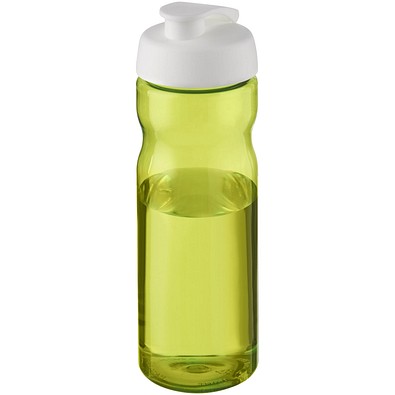 H2O Active® Base 650 ml Sportflasche mit Klappdeckel, limone/weiß