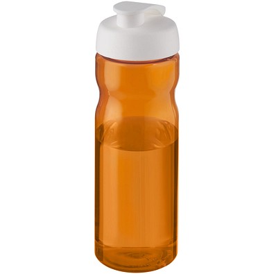 H2O Active® Base 650 ml Sportflasche mit Klappdeckel, orange/weiß