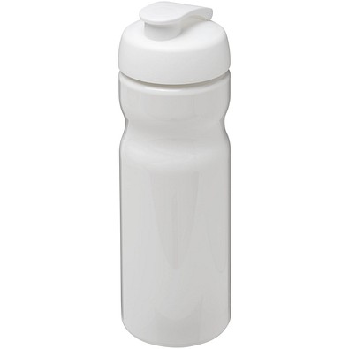 H2O Active® Base 650 ml Sportflasche mit Klappdeckel, weiß/weiß