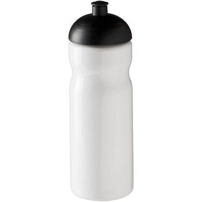 H2O Active® Base 650 ml Sportflasche mit Stülpdeckel, weiß/schwarz