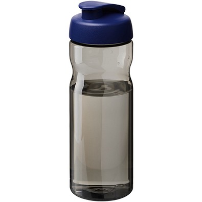 H2O Active® Base Tritan™ 650 ml Sportflasche mit Klappdeckel, kohle/blau