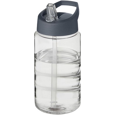 H2O Active® Bop 500 ml Sportflasche mit Ausgussdeckel, transparent/stormgrey