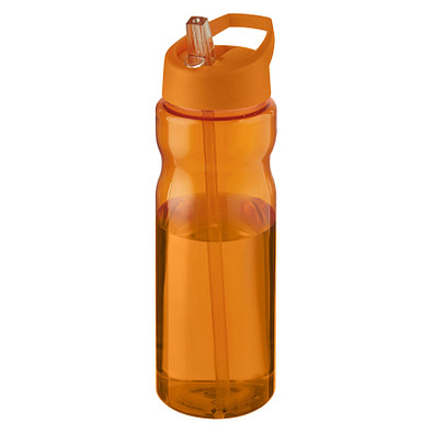 H2O Active® Eco Base 650 ml Sportflasche mit Ausgussdeckel, orange/ orange