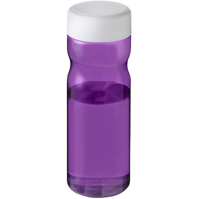 H2O Active® Eco Base 650 ml Sportflasche mit Drehdeckel, lila/ lila