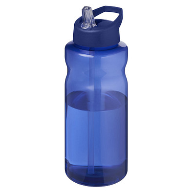 H2O Active® Eco Big Base 1L Sportflasche mit Ausgussdeckel, blau