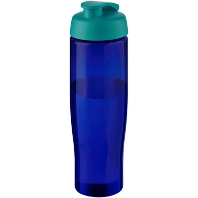 H2O Active® Eco Tempo 700 ml Sportflasche mit Klappdeckel, aquablau