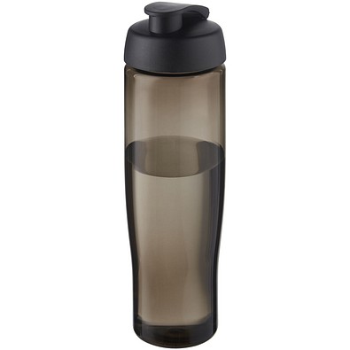 H2O Active® Eco Tempo 700 ml Sportflasche mit Klappdeckel, schwarz