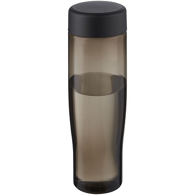 H2O Active® Eco Tempo 700 ml Wasserflasche mit Drehdeckel, schwarz