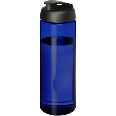 H2O Active® Eco Vibe 850 ml Sportflasche mit Klappdeckel, blau, schwarz