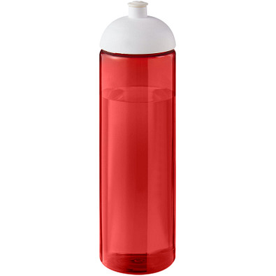 H2O Active® Eco Vibe 850 ml Sportflasche mit Stülpdeckel, rot, weiß