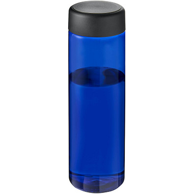 H2O Active® Eco Vibe 850 ml Wasserflasche mit Drehdeckel, blau, schwarz