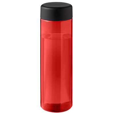 H2O Active® Eco Vibe 850 ml Wasserflasche mit Drehdeckel, rot, schwarz