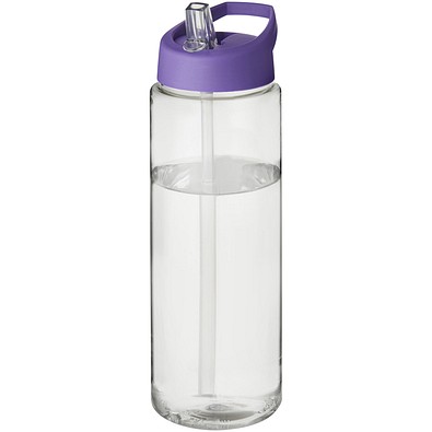 H2O Active® Vibe 850 ml Sportflasche mit Ausgussdeckel, transparent/lila