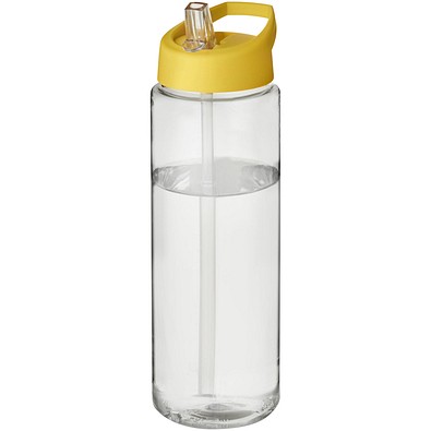 H2O Active® Vibe 850 ml Sportflasche mit Ausgussdeckel, transparent/gelb