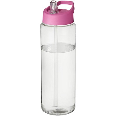 H2O Active® Vibe 850 ml Sportflasche mit Ausgussdeckel, transparent/rosa