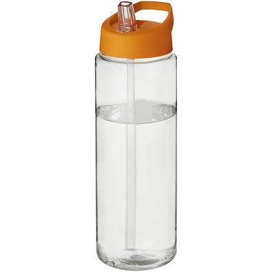 H2O Active® Vibe 850 ml Sportflasche mit Ausgussdeckel, transparent/orange