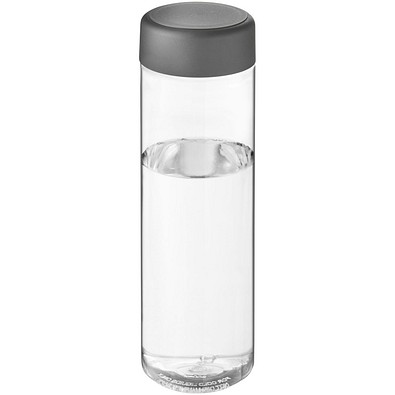 H2O Active® Vibe 850 ml Sportflasche mit Drehdeckel, transparent/stormgrey