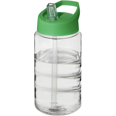 H2O Bop Sportflasche mit Ausgussdeckel, 500 ml, transparent,grün H2O Bop Sportflasche mit Ausgussdeckel, 500 ml, transparent,grün