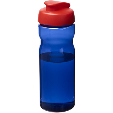 H2O Eco Sportflasche mit Klappdeckel, 650 ml, royalblau,rot H2O Eco Sportflasche mit Klappdeckel, 650 ml, royalblau,rot