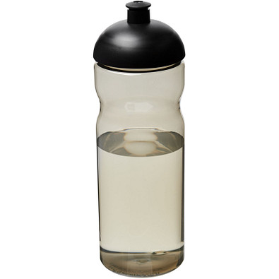 H2O Eco Sportflasche mit Stülpdeckel, 650 ml, Charcoal/schwarz