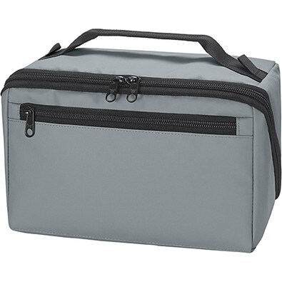 HALFAR® Reißverschluss-Tasche BOX, mittelgrau