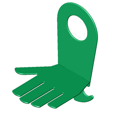 Handy-Ablage PowerPort Holder, standard-grün, Hand Handy-Ablage PowerPort Holder, standard-grün, Hand