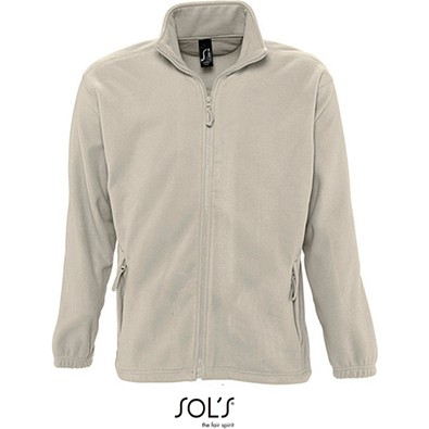 Herren Fleecejacke North, 3XL, Rope