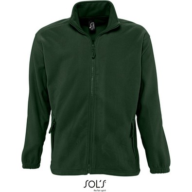 Herren Fleecejacke North, L, Fir Green