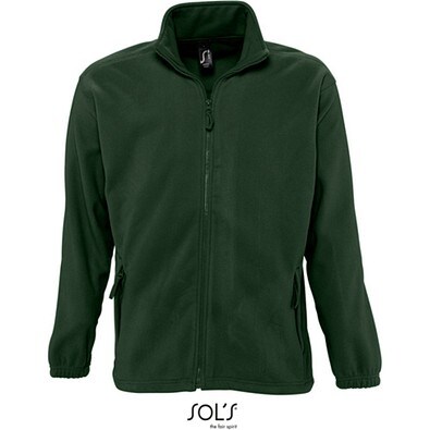 Herren Fleecejacke North, S, Fir Green