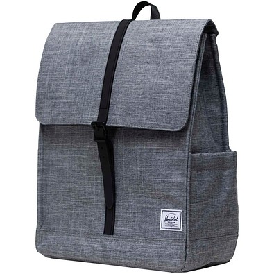 Herschel City Rucksack aus recyceltem Material 16 L, heather grau
