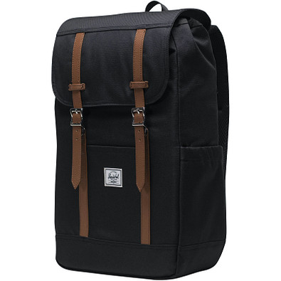 Herschel Retreat recycelter Rucksack 23 L, schwarz