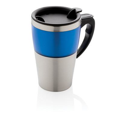 XD COLLECTION Isolierbecher Highland, 350 ml, blau/silber XD COLLECTION Isolierbecher Highland, 350 ml, blau/silber