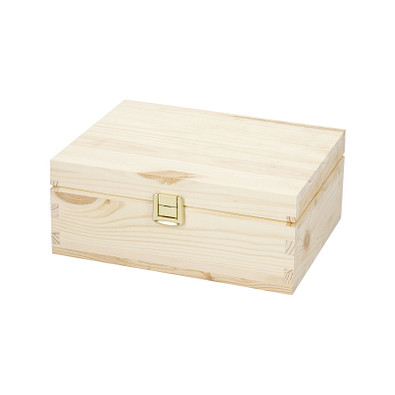 Holzbox "Pino", klein ohne Trennfächer, natur Holzbox "Pino", klein ohne Trennfächer, natur