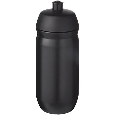 HydroFlex™ 500 ml Squeezy Sportflasche, schwarz/schwarz