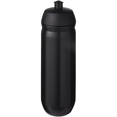 HydroFlex™ 750 ml Squeezy Sportflasche, schwarz/schwarz