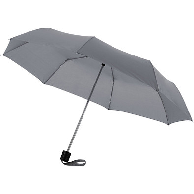 Ida 21,5" Kompaktregenschirm, grau Ida 21,5" Kompaktregenschirm, grau