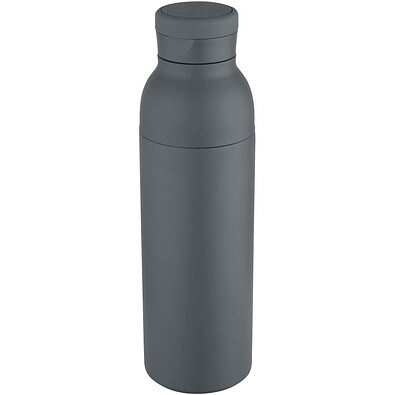 Illuminate 650 ml RCS doppelwandige Isolierflasche aus recyceltem Edelstahl, dämmergrau