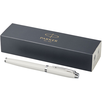 PARKER Tintenroller IM, weiss,silber PARKER Tintenroller IM, weiss,silber