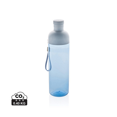 Impact auslaufsichere Wasserflasche aus RCS recyc. PET 600ml, blau