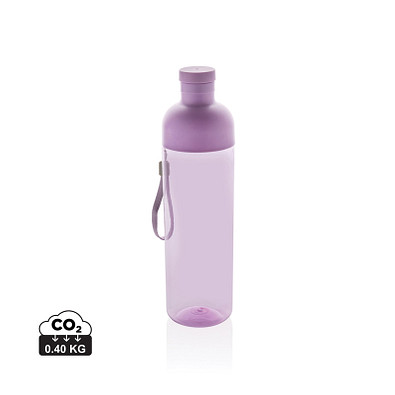 Impact auslaufsichere Wasserflasche aus RCS recyc. PET 600ml, lila