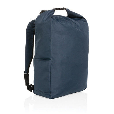 Impact AWARE™ RPET Basic Rolltop-Rucksack, navy blau