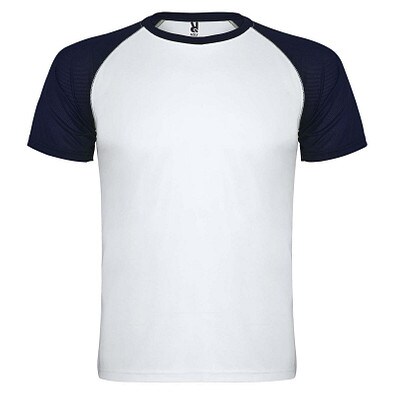 Indianapolis Sport T-Shirt für Kinder, weiß / Navy Blue, 16