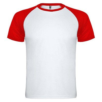 Indianapolis Sport T-Shirt für Kinder, weiß / rot, 16