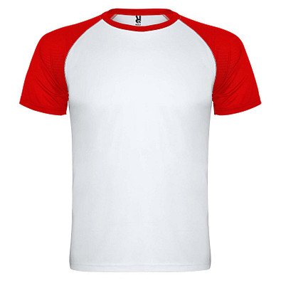 Indianapolis Sport T-Shirt für Kinder, weiß / rot, 8